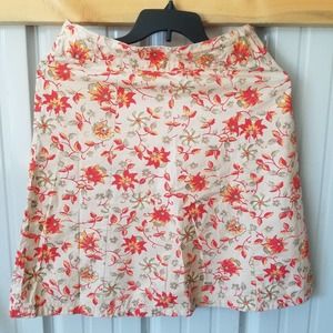 Eddie Bauer Floral Mini Skirt